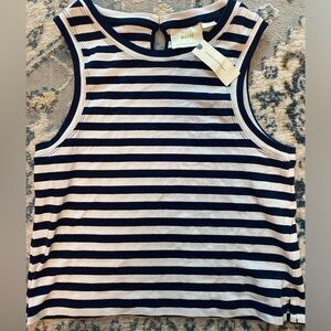 Blue & White top